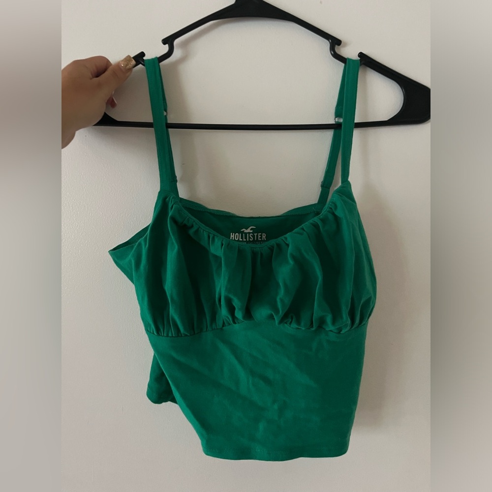 Hollister Vibrant Green Camisole Top